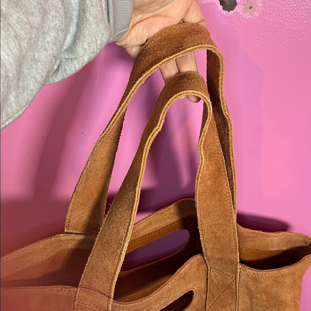 Free People Suede Caravan Tote brown - Picture 15 of 15